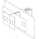 SE Bar feed unit Canalis KTC copper 1000A 3L+PE flat outlets made to measure dimensions neutral N7 white RAL9001