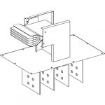 SE Flat elbow feed unit Canalis KTC copper 2500A 3L+N+PER high Icw made to measure dimensions neutral N4 RAL9001