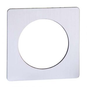SE Harmony K Legend for cam switch use with circular Ø 29 mm plastic head 45X45mm metallic unmarked