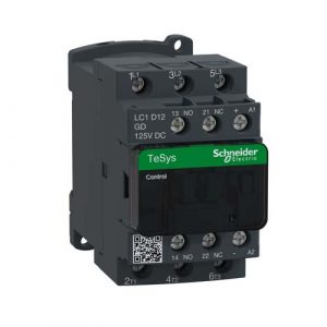 SE TeSys D kontaktor - 3P(3 NO) - AC-3 - <= 440 V 12 A - 125 V DC kalem