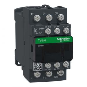 SE TeSys D kontaktor - 3P(3 NO) - AC-3 - <= 440 V 38 A - 24 V DC kalem mala potroš.