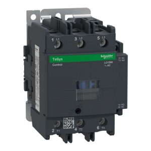 SE Contactor TeSys Deca 3P 80A AC-3/AC-3e <=440V aux 1NO+1NC coil 24V 50Hz screw clamp terminals