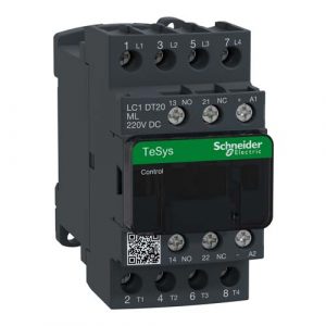 SE TeSys D kontaktor - 4P(4 NO) - AC-1 - <= 440 V 20 A - 220 V DC kalem mala potroš.