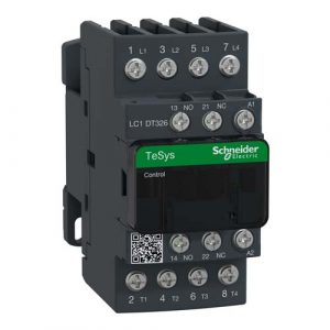 SE Contactor TeSys Deca 4P(4 NO) AC-1 <=440V 32A 24V AC 50/60Hz coil lugs-ring terminals
