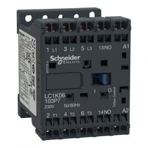 SE TeSys LC1K Contactor 3P AC-3/AC-3e440V 9A 1NO aux 24V AC coil