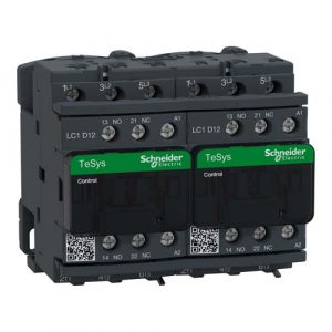 SE Reversing Contactor TeSys Deca 3P(3NO) AC-3 <=440V 12A 42V AC 50/60Hz coil screw clamp terminals