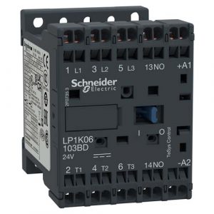 SE Contactor TeSys K 3P AC-3/AC-3e 440V 12A 1NO aux 24V DC coilspring terminal