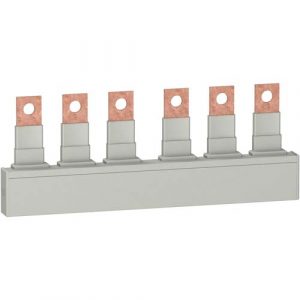 SE Feeding busbar FuPacT ISFT160 3 poles connection accessory to supply 2 devices