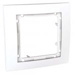 SE Unica Colors - cover frame - 1 gang - white/white