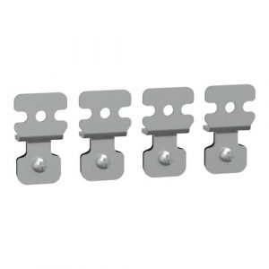 SE Set of 4 wall fixing lugs made of steel. For Spacial SBM boxes