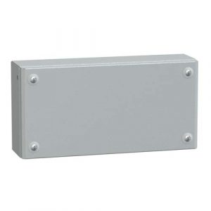 SE Metal industrial box plain door H150xW300xD80 IP66 IK10 RAL 7035