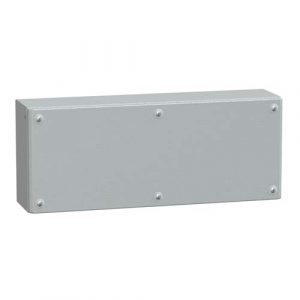 SE Metal industrial box plain door H200xW500xD120 IP66 IK10 RAL 7035