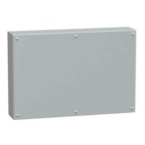 SE Metal industrial box plain door H400xW600xD120 IP66 IK10 RAL 7035