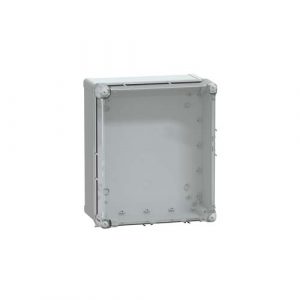 SE PC box IP66 IK08 RAL7035 Int.H325W275D160 Ext.H341W291D168mm. Transp.cover H60