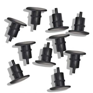 SE umetak u boji XAC-B - crni - sa navlakom za glavu - hod 4 mm i 16 mm