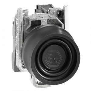 SE crni taster Ø 22 - opružni sa povratkom - 1 NO-ATEX