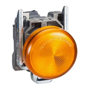 SE okrugla lampica Ø 22 - IP65 - narandž.-integr. LED - 230..240 V - stopice-ATEX