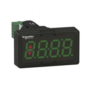 SE Display module Harmony XB5 Digital panel meter plastic black 22mm 4 digit green LED display 4...20mA input