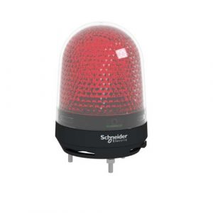 SE Illuminated beacon with buzzer Harmony XVR red 100mm 70...90dB integral LED 100...230V AC