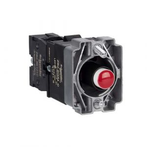 SE Svetlosni blok sa telom i montažnim ramom Easy Harmony XB2 metalni crveni sijalica 24V DC LED 220V AC 1NO