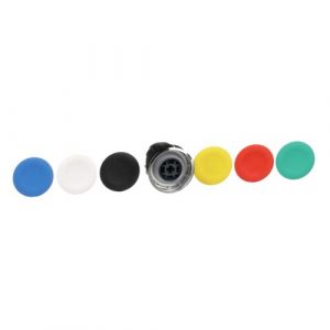 SE udubljena glava tastera Ø22 sa povratkom sa 6 boja kapice bez oznake