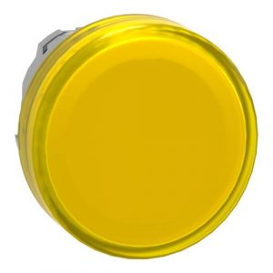 SE Head for pilot light Harmony XB4 yellow 22mm with plain lens universal LED