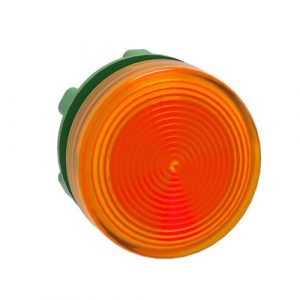 SE narandžasta glava signalne lampice Ø22 koncentrična sočiva za integrisani LED