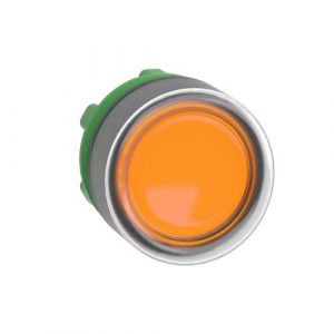 SE narandžasta udubljena svetleća glava tastera Ø22 sa povratkom za integrisani LED
