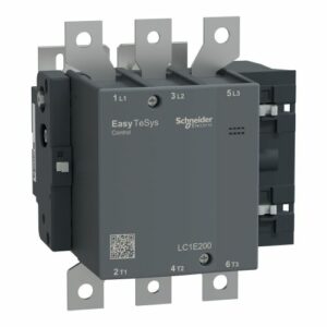 SE Kontaktor Easy TeSys Control LC1E 3P (3NO) AC-3/AC-3e <=440V 200A/175A 220V AC kalem 50Hz