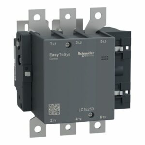 SE Kontaktor Easy TeSys Control LC1E 3P (3NO) AC-3/AC-3e <=440V 250A/190A 220V AC kalem 50Hz