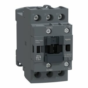 SE Kontaktor Easy TeSys Control LC1E 3P(3NO) AC-3/AC-3e <=440V 32A 24V DC kalem 1NO pomoćni kontakt