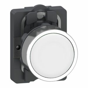 SE Kompletno taster dugme Easy Harmony XA2 plastična glava 22mm bela 1NO povratna opruga bez oznake