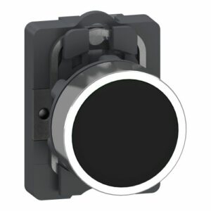 SE Kompletno taster dugme Easy Harmony XA2 plastična glava 22mm crna 1NO povratna opruga bez oznake