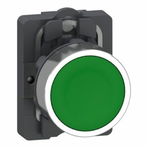SE Kompletno taster dugme Easy Harmony XA2 plastična glava 22mm zelena 1NO povratna opruga bez oznake