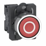 SE Kompletno taster dugme sa simbolom Easy Harmony XA2 plastična glava 22mm crvena krug 1NC povratna opruga sa oznakom