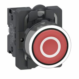 SE Kompletno taster dugme sa simbolom Easy Harmony XA2 plastična glava 22mm crvena krug 1NC povratna opruga sa oznakom