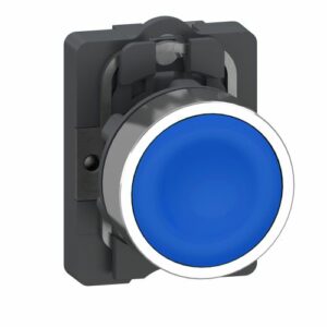 SE Kompletno taster dugme Easy Harmony XA2 plastična glava 22mm plava 1NO povratna opruga bez oznake
