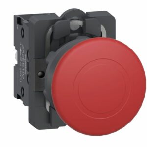 SE Kompletno taster dugme DIA40 Easy Harmony XA2 plastična gljivasta glava 22mm crvena 1NC povratna opruga bez oznake