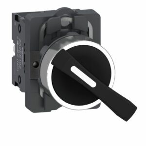 SE Kompletni selektorski prekidač Easy Harmony XA2 plastična duga ručica 22mm 2 pozicije 1NO+1NC fiksni položaj crna